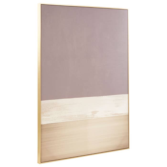 Canvas Gold and Grey Foil Wall Art