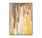 Astratto Ochre Canvas Wall Art - Modern Home Interiors