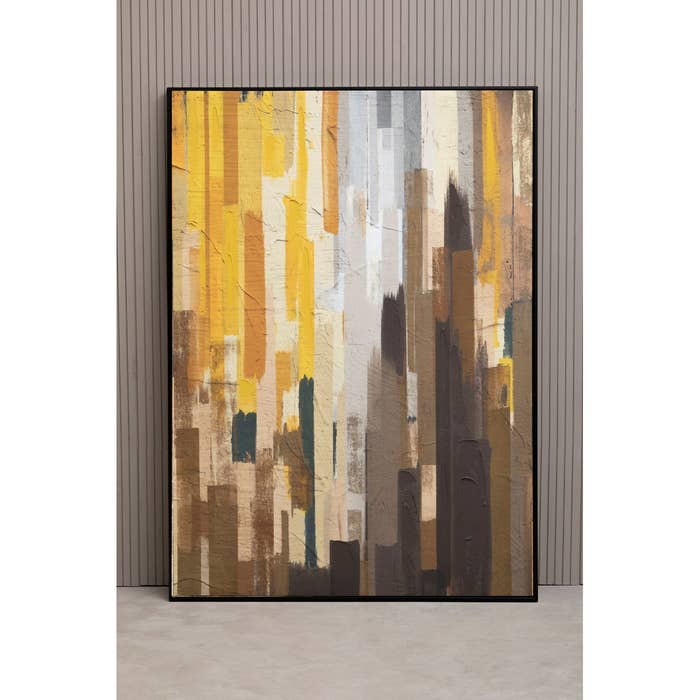 Ochre Canvas Wall Art