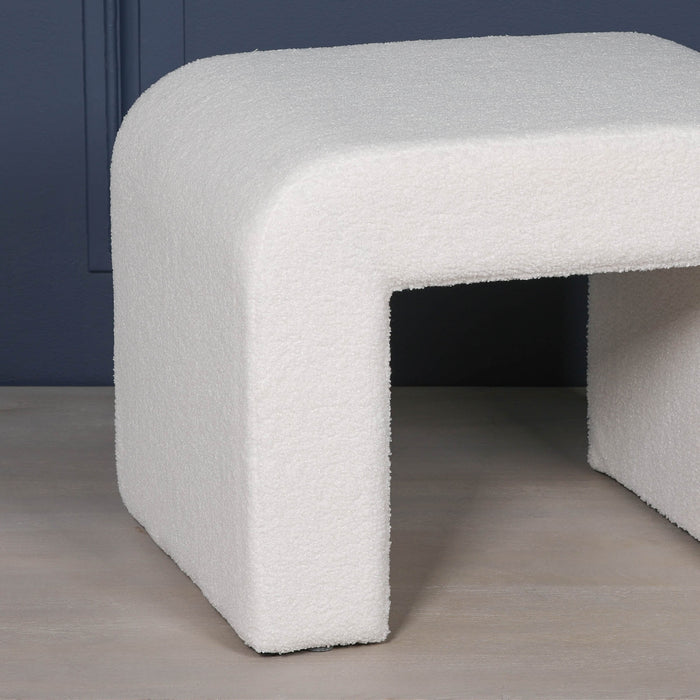 Boucle Arch Stool