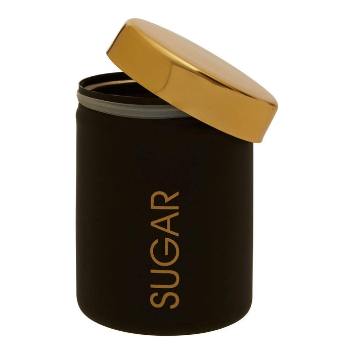 Liberty Black Enamel Sugar Canister - Modern Home Interiors