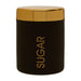 Liberty Black Enamel Sugar Canister - Modern Home Interiors