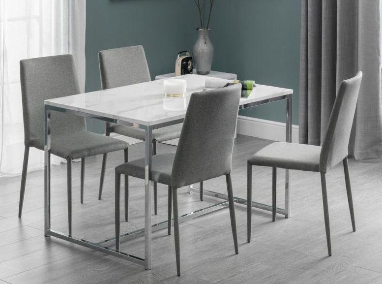 Modern marble store top dining table