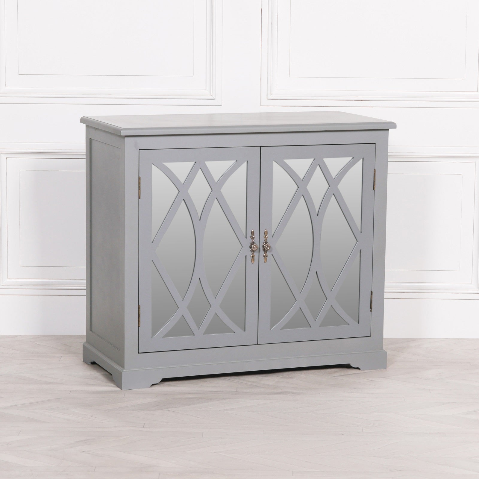 2 door deals mirrored sideboard